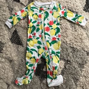 Janie and Jack - 3-6 month old, footed zipper onsie